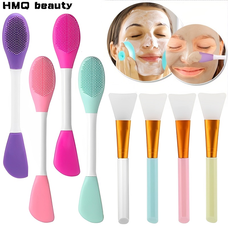 Huda Beauty Makeup Brush Set - 4 шт., набор силиконовых кистей для