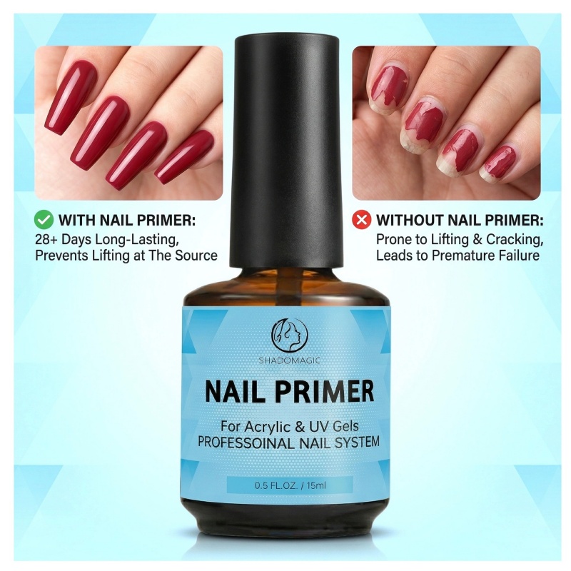 Nail Dehydrator Primer - 15 мл праймера для ногтей, дегидратора,
