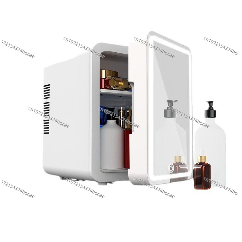 Beauty Makeup Fridge - Мини-холодильник двойного назначения с зеркалом для