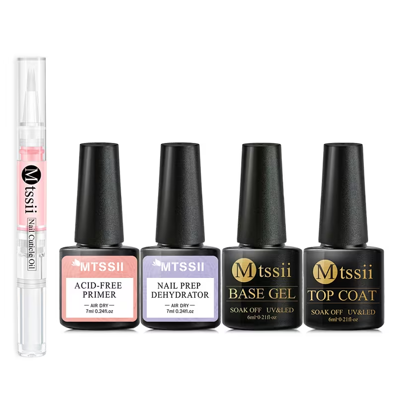 Nail Dehydrator Primer - Набор гель-лаков для ногтей, 5 шт.,