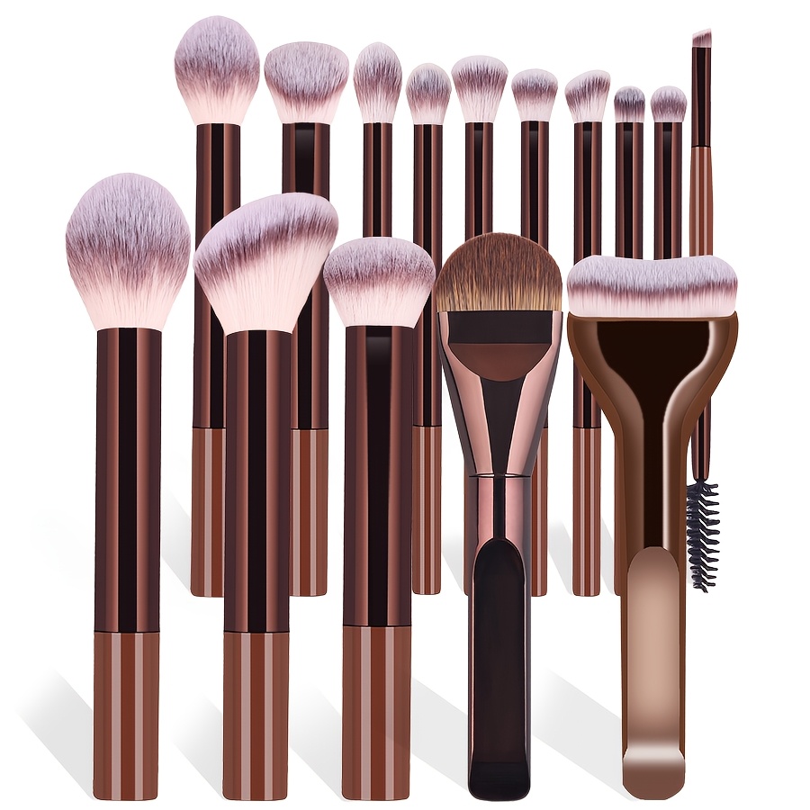 Huda Beauty Makeup Brush Set - Набор из 15 кистей для макияжа,