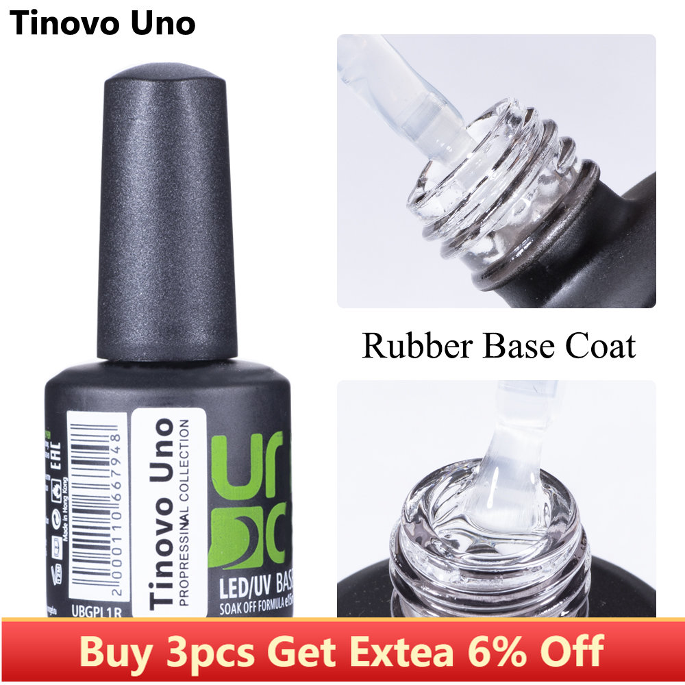 Nail Dehydrator Primer - Tinovo Uno Professional Rubber Base Coat