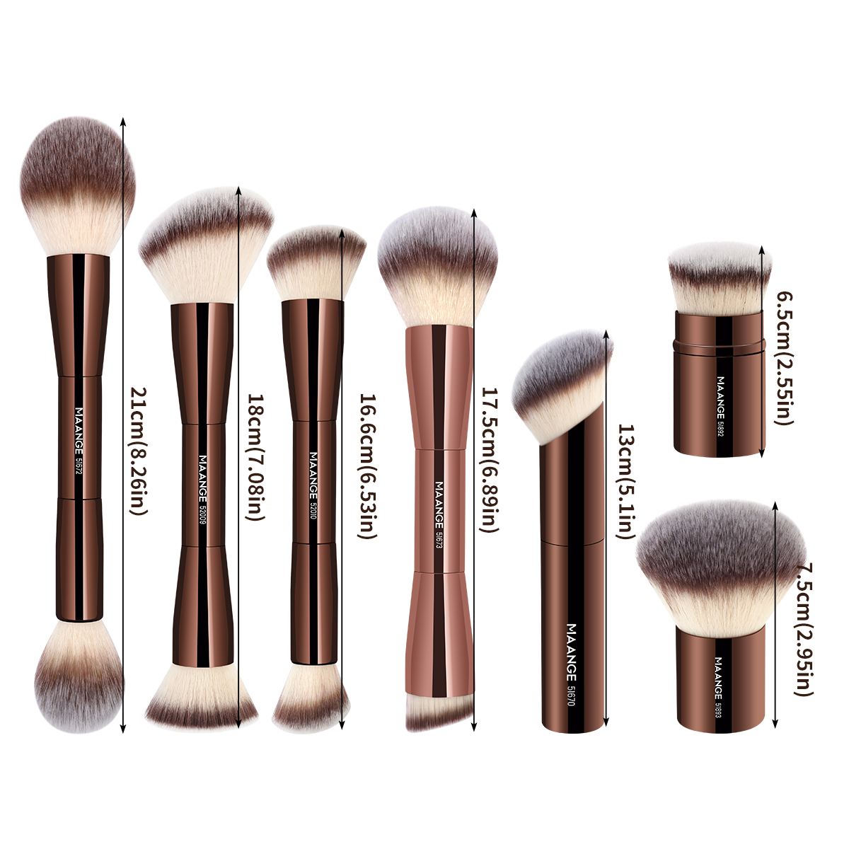 MAANGE Профессиональный набор  – обзор и цена Huda Beauty Makeup Brush Set