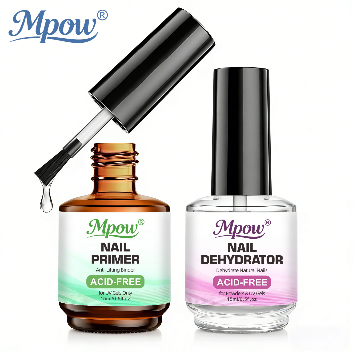 Набор Mpow (1/2 шт.) 15 мл: Де – обзор и цена Nail Dehydrator Primer