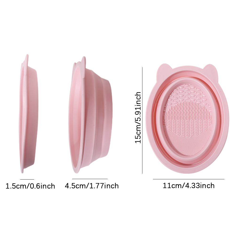 Складная силиконовая чаша для  – обзор и цена Beauty Makeup Brushes